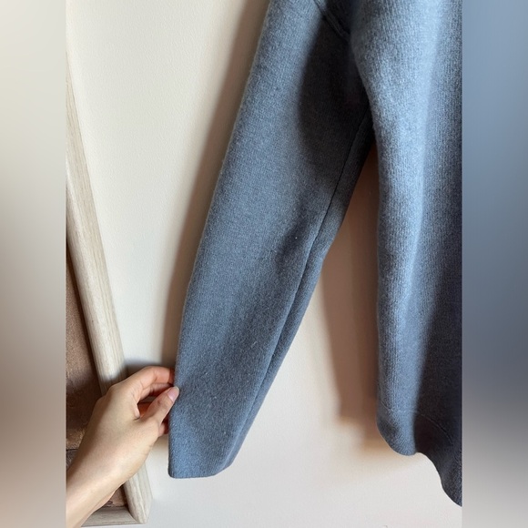 Jigsaw Wool-Cashmere V-neck Blue Sweater Size Small - Picture 10 of 11